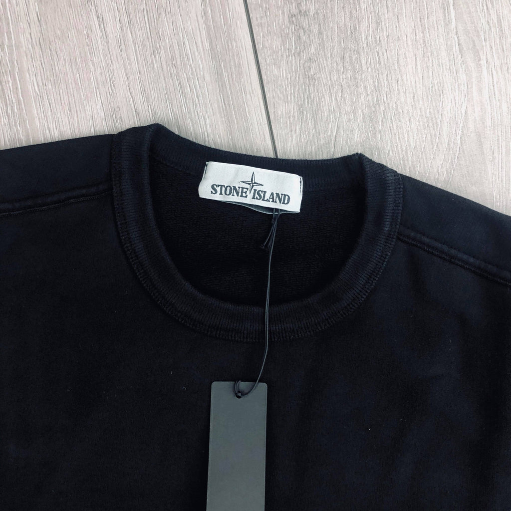 Stone Island Dyed Sweatshirt - Black -Usfansport