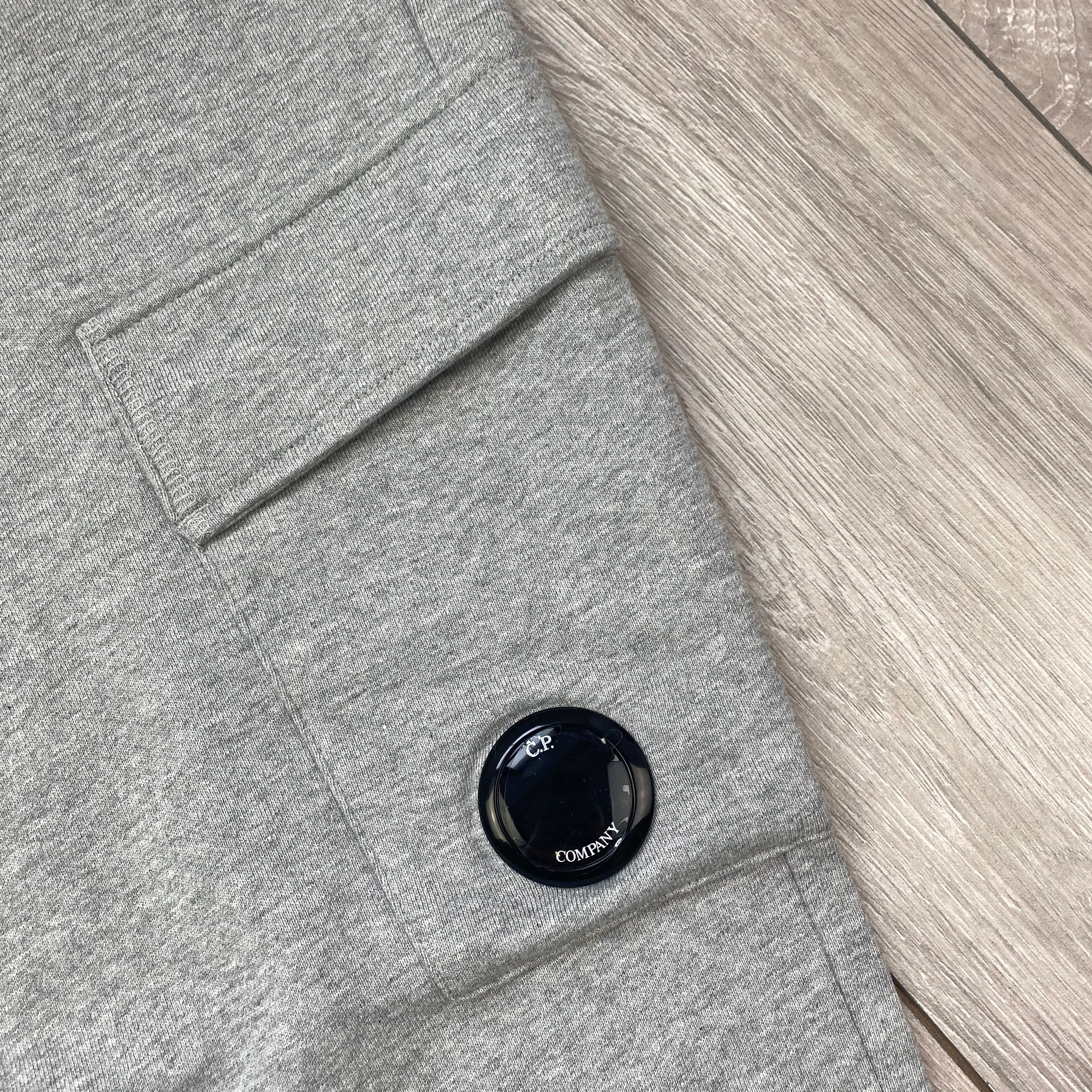 CP Company Raised Fleece Sweatpants - Grey -Usfansport