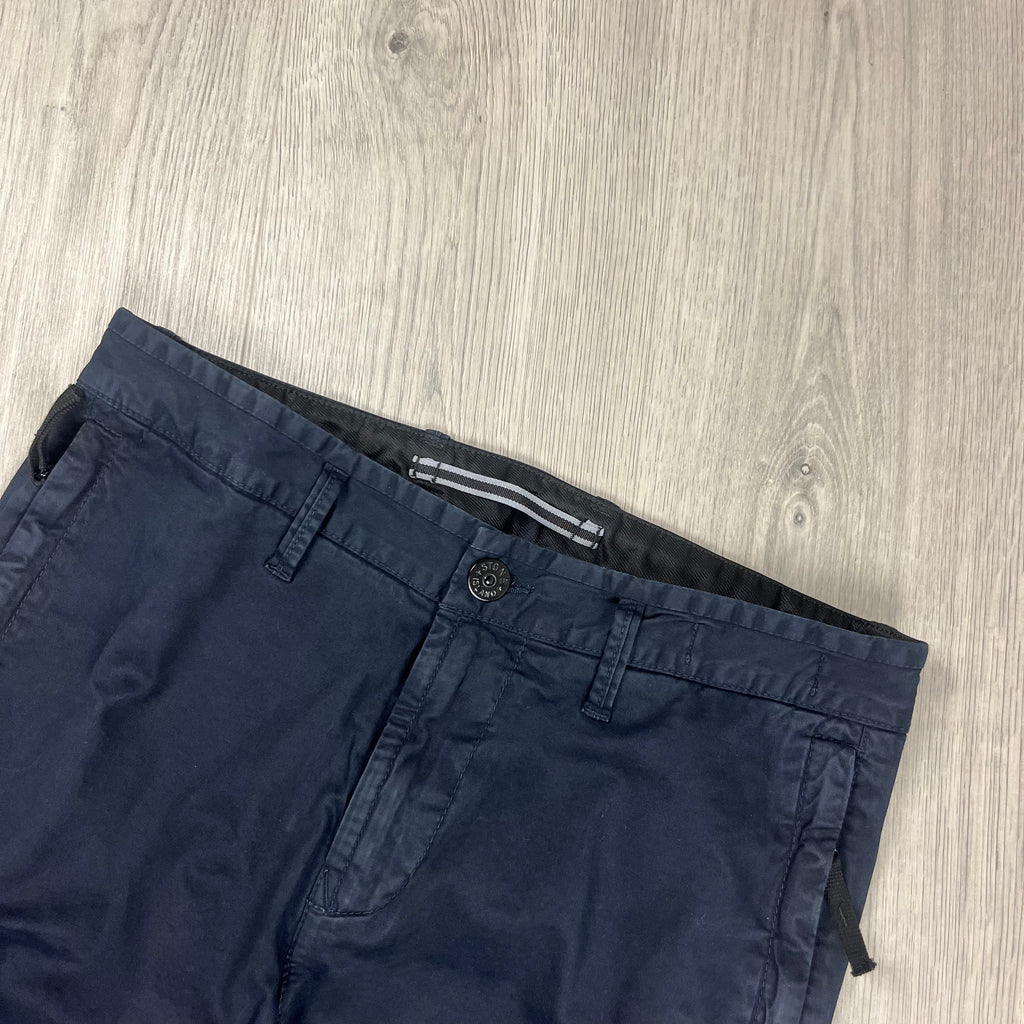 Stone Island Cargo Trousers - Navy -Usfansport