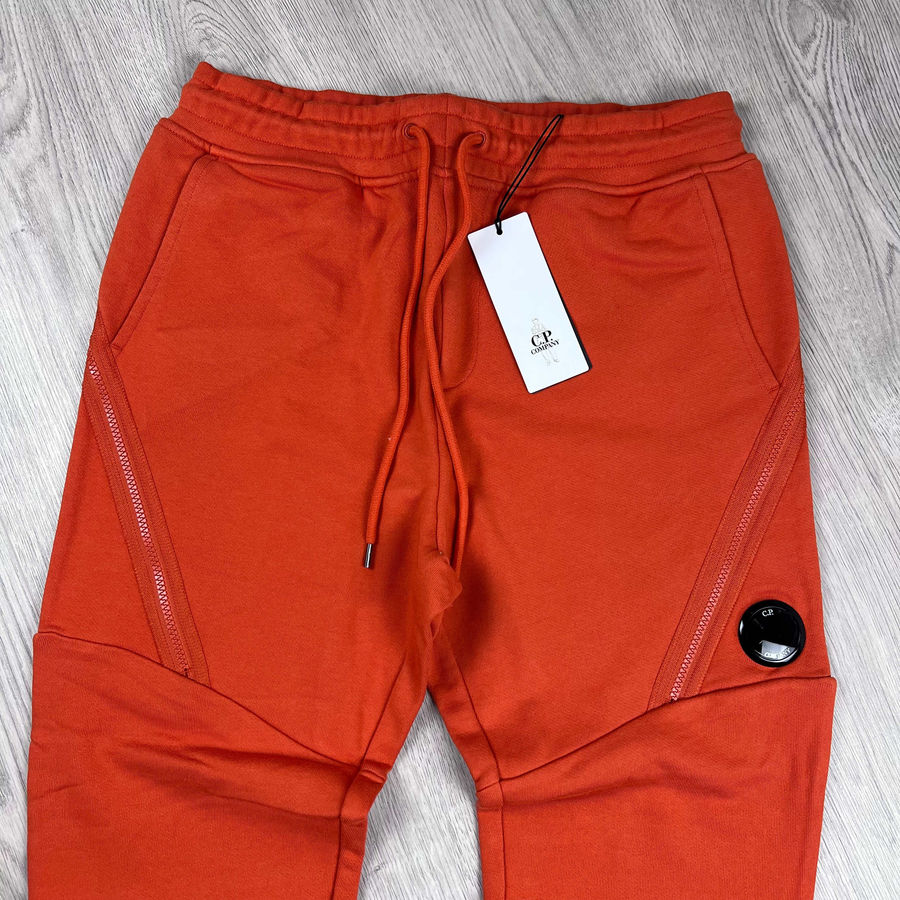 CP Company Raised Fleece Sweatpants - Pumpkin -Usfansport