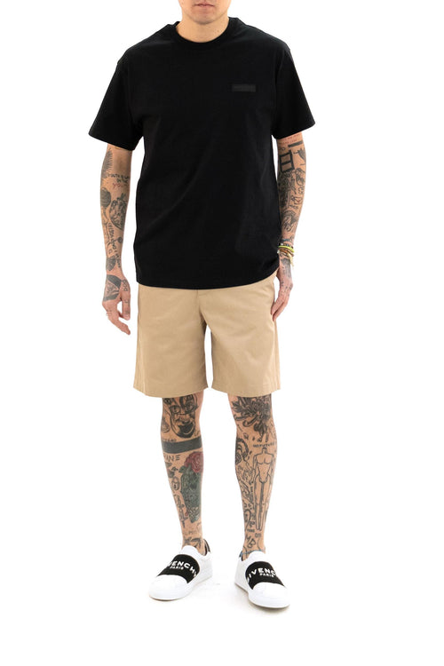 Bermuda chino in cotone di colore beige