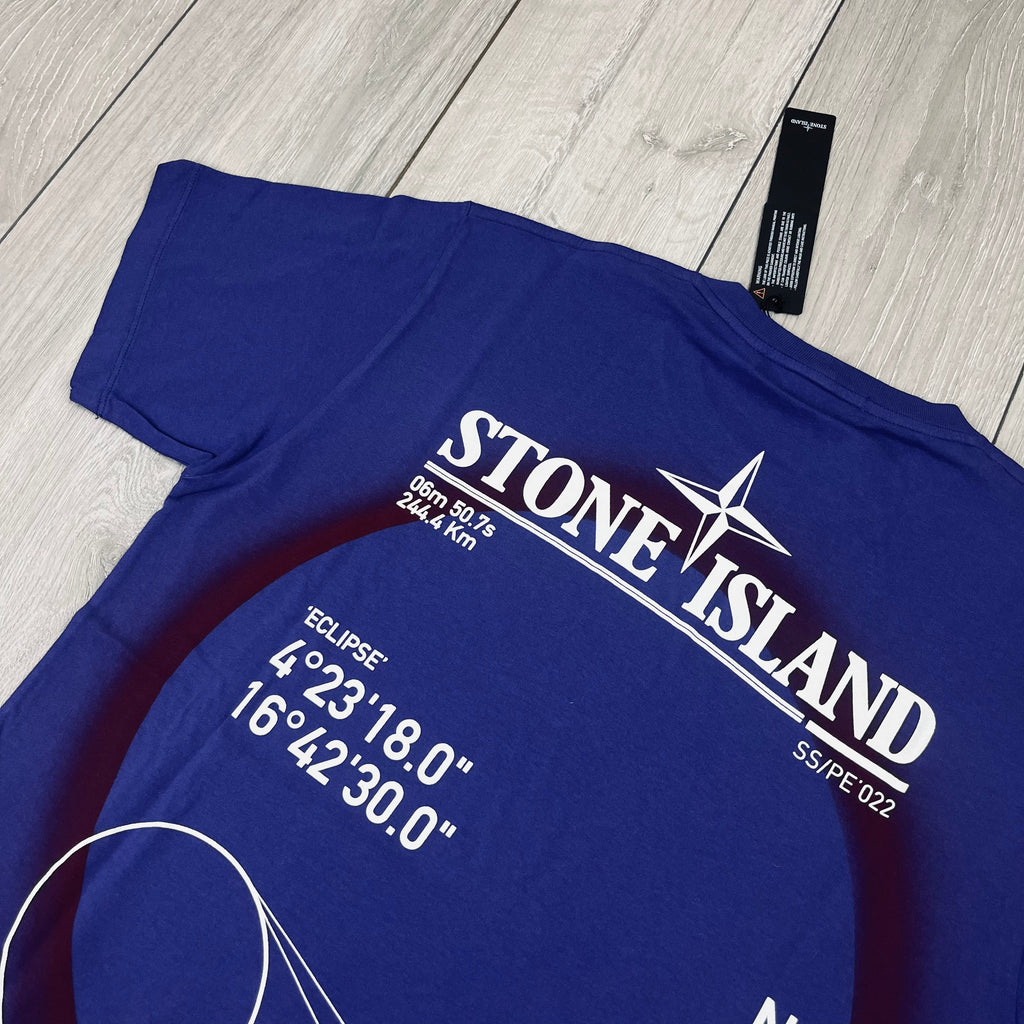 Stone Island Printed T-Shirt - Bluette -Usfansport
