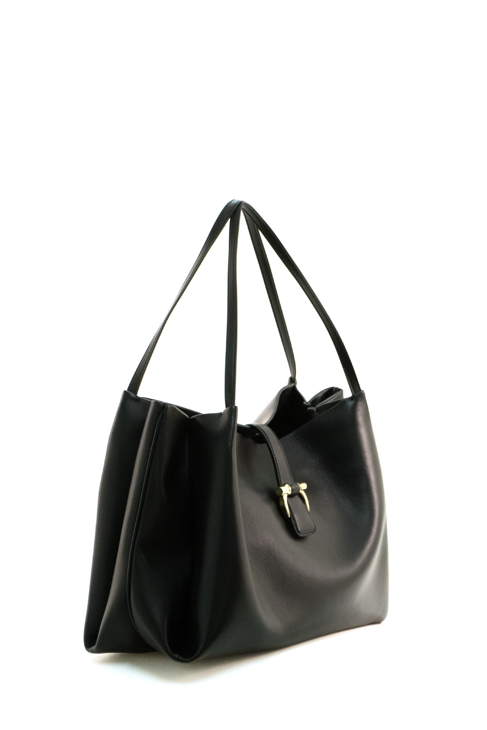 Borsa Tote pelle nera