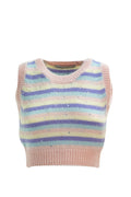 Alessandra Rich FAB2849 K34869041 Top a Righe