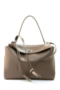 Borsa Rodeo in pelle liscia color tortora