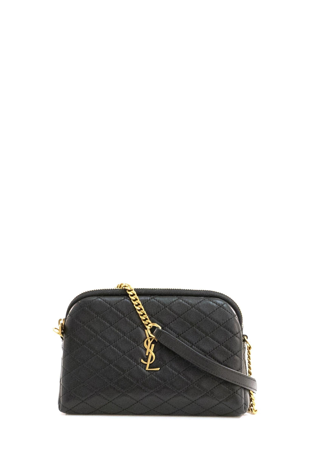Borsa Gaby in pelle trapuntata color nero