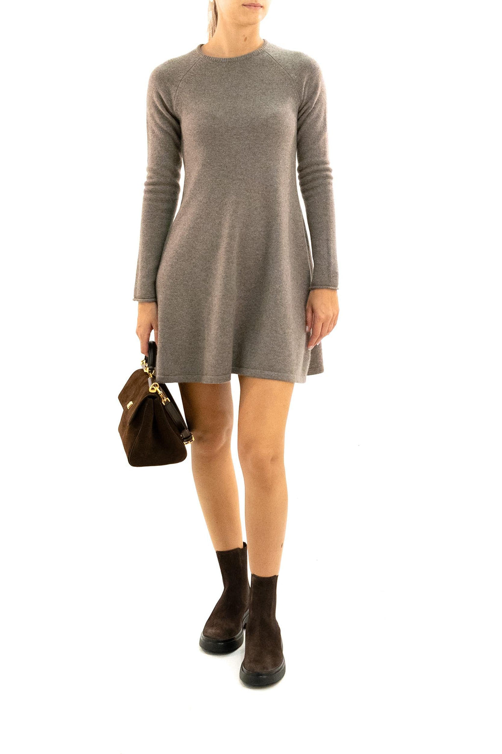 Abito The Didih Cashmere Marrone