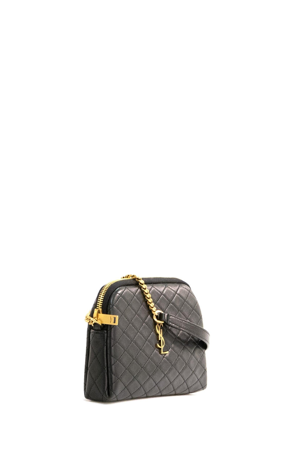 Borsa Gaby in pelle trapuntata color nero