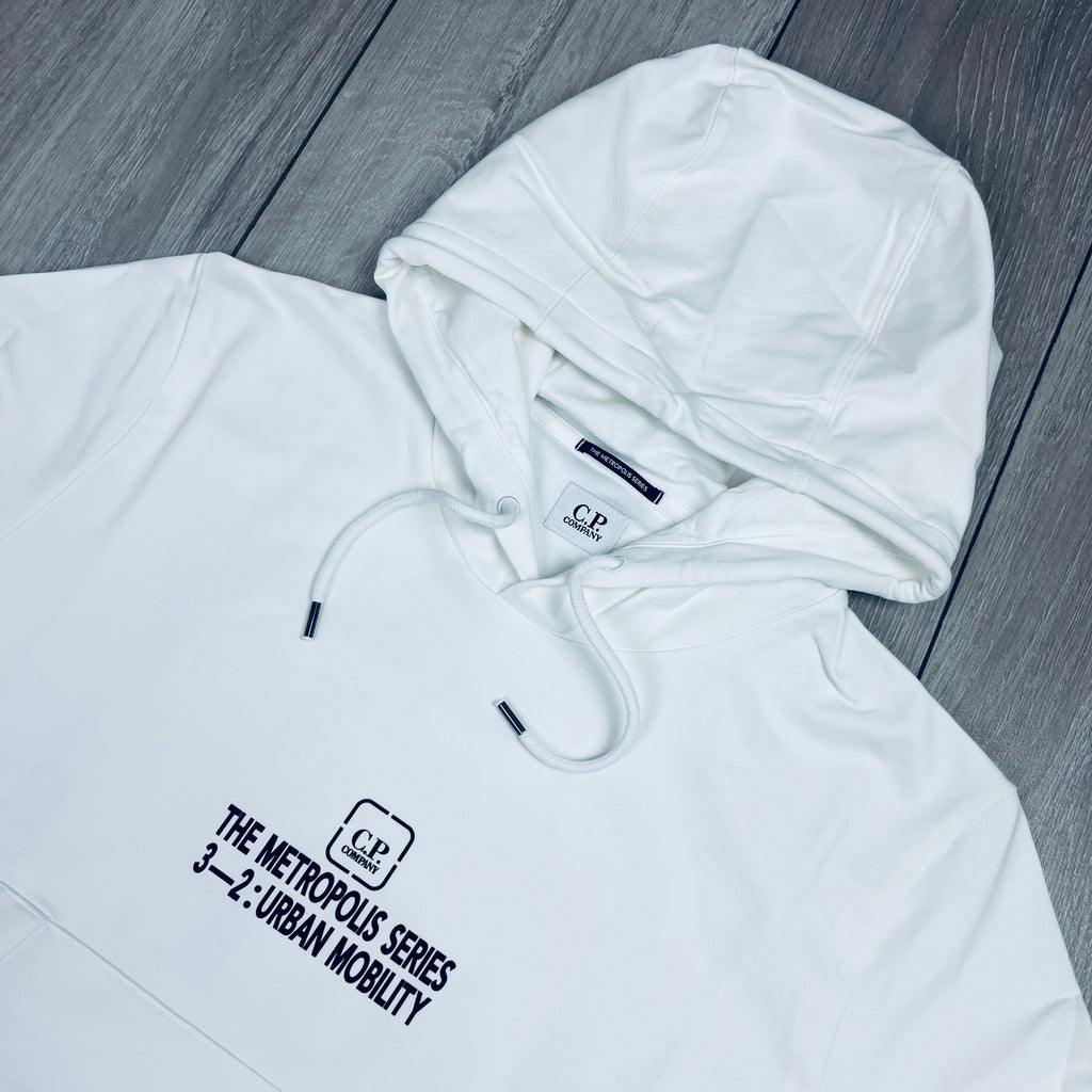 CP Company Metropolis Hoodie - White -Usfansport