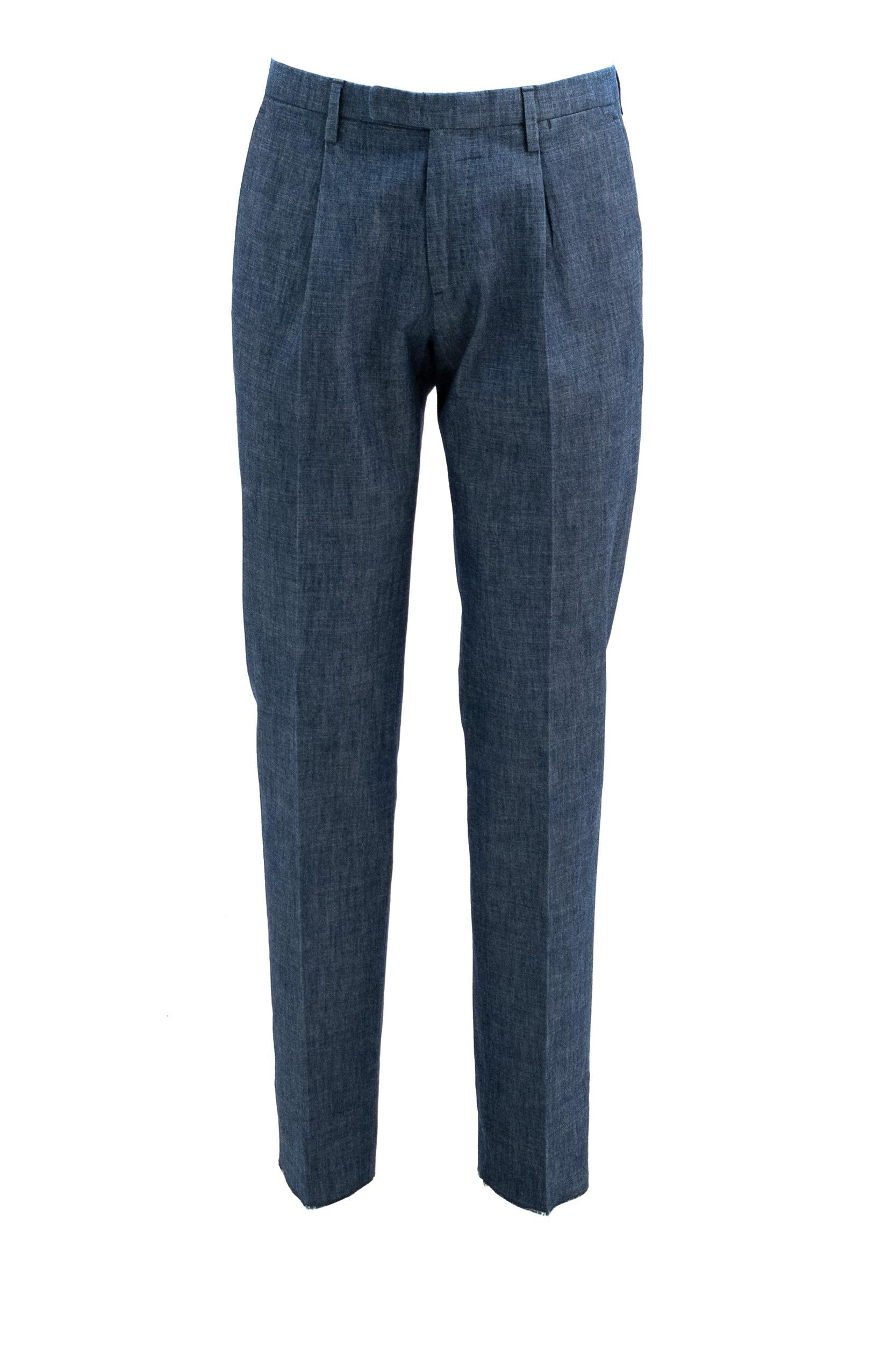 Abito in denim di colore blu