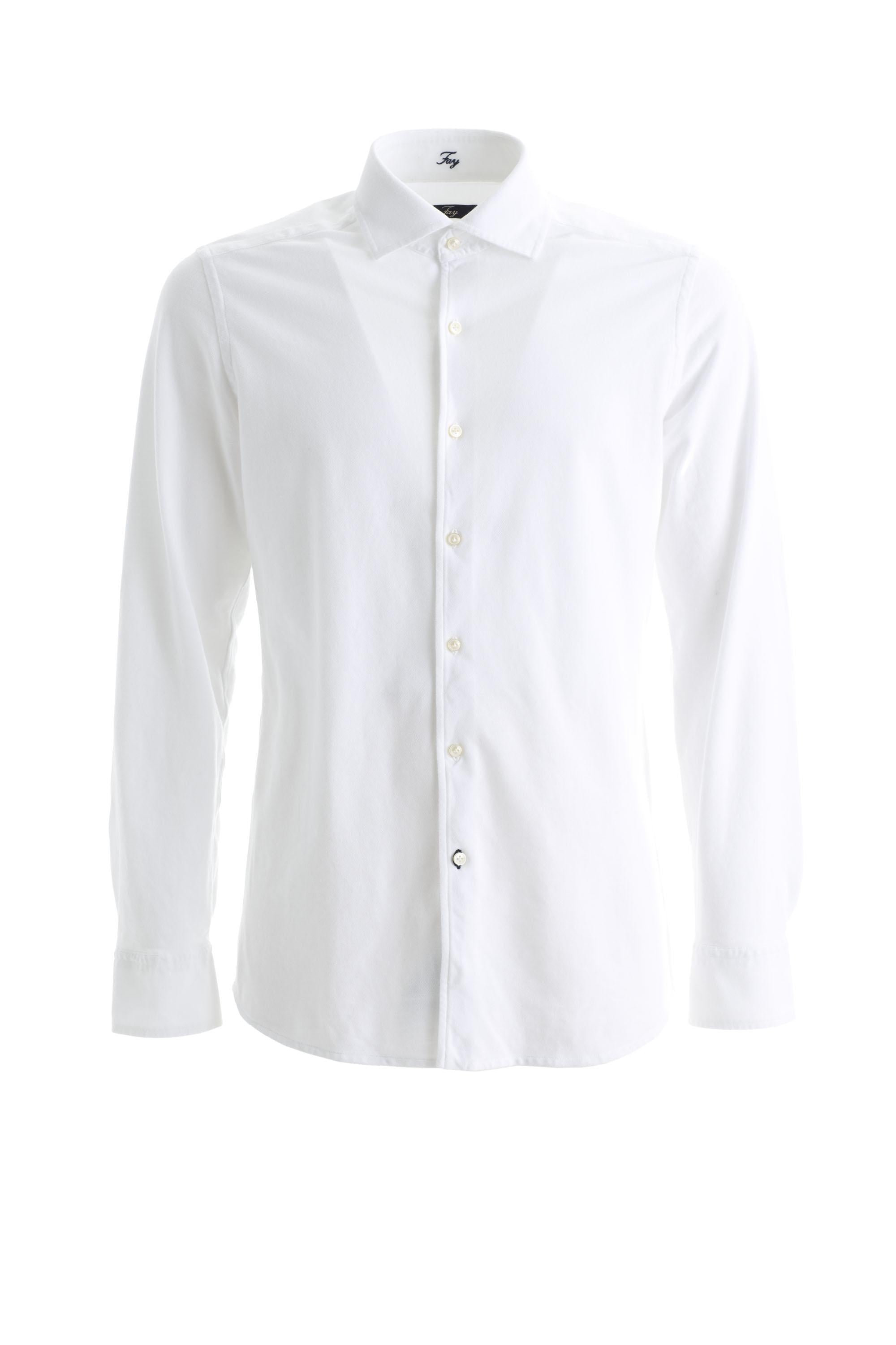 Camicia bianca in cotone