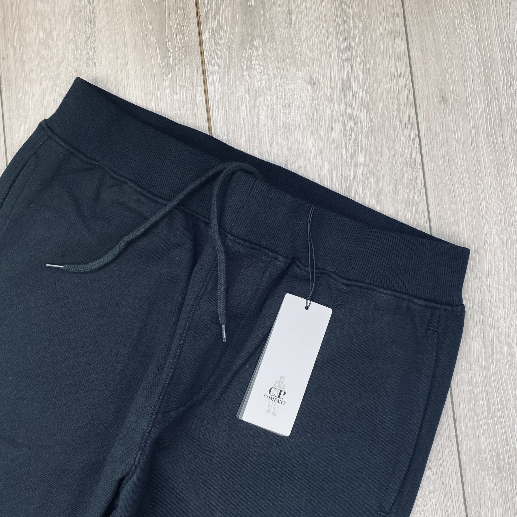 CP Company Raised Fleece Sweatpants - Black -Usfansport