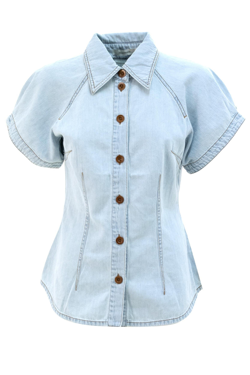 Camicia in denim di cotone