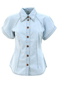 Camicia in denim di cotone
