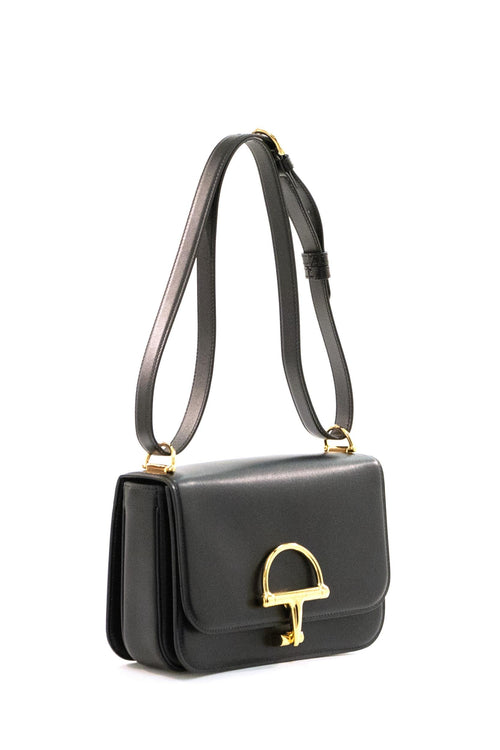Borsa a spalla Gucci Siena in pelle di colore nero