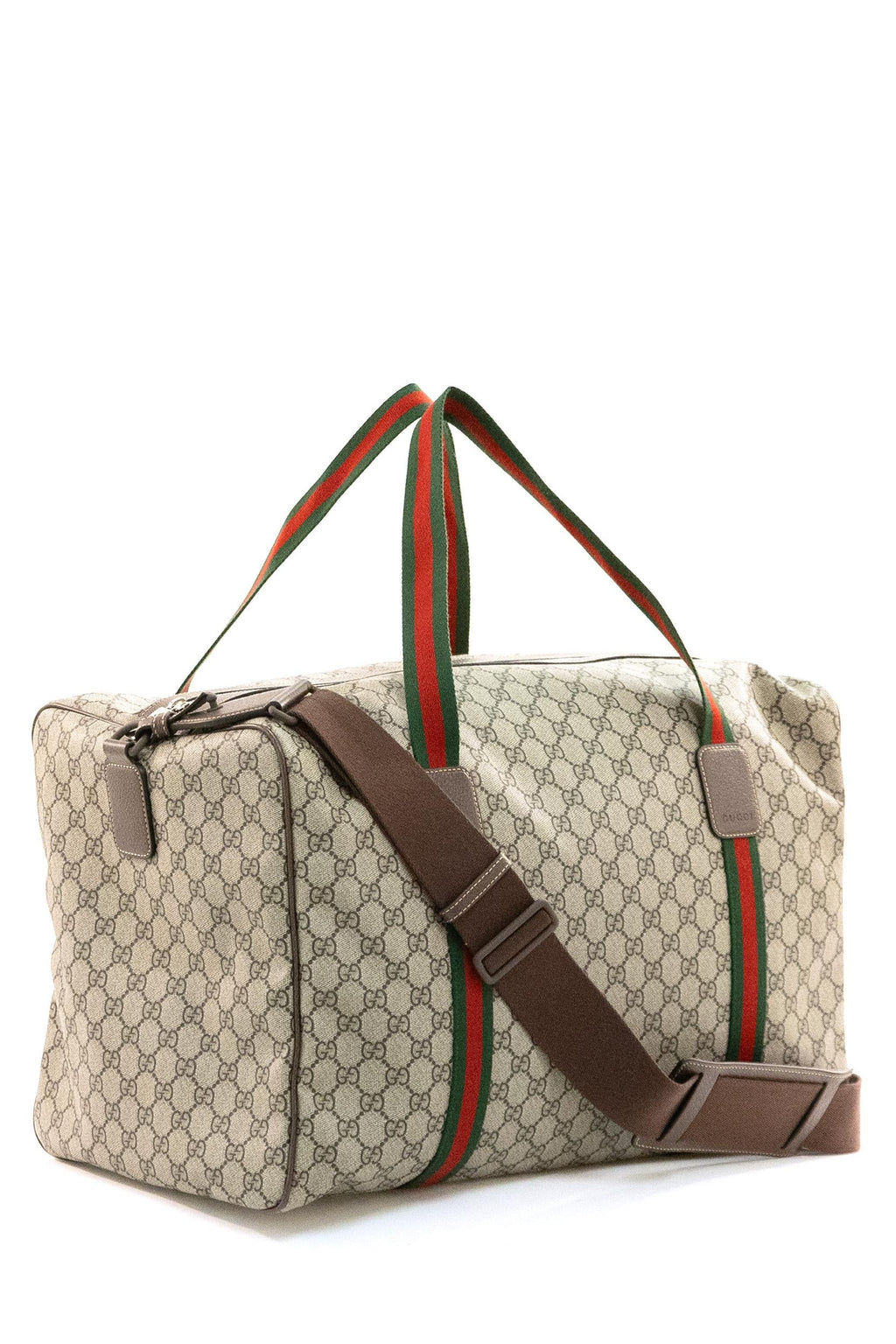 Borsa da viaggio large in tessuto GG Supreme color beige