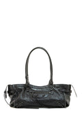 Borsa Le City East-West in pelle Arena Storico color nero