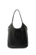 Borsa Ivy in pelle lucida color nero