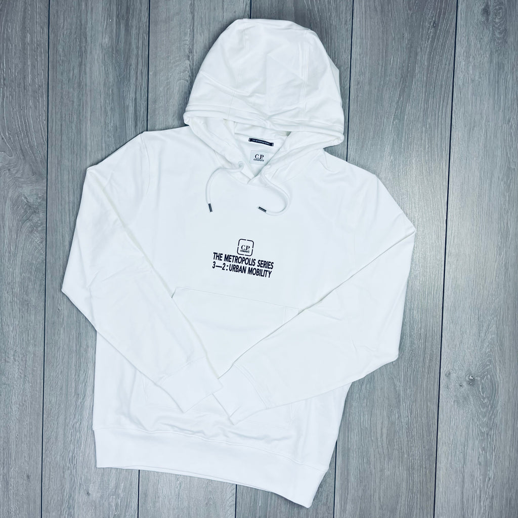 CP Company Metropolis Hoodie - White -Usfansport