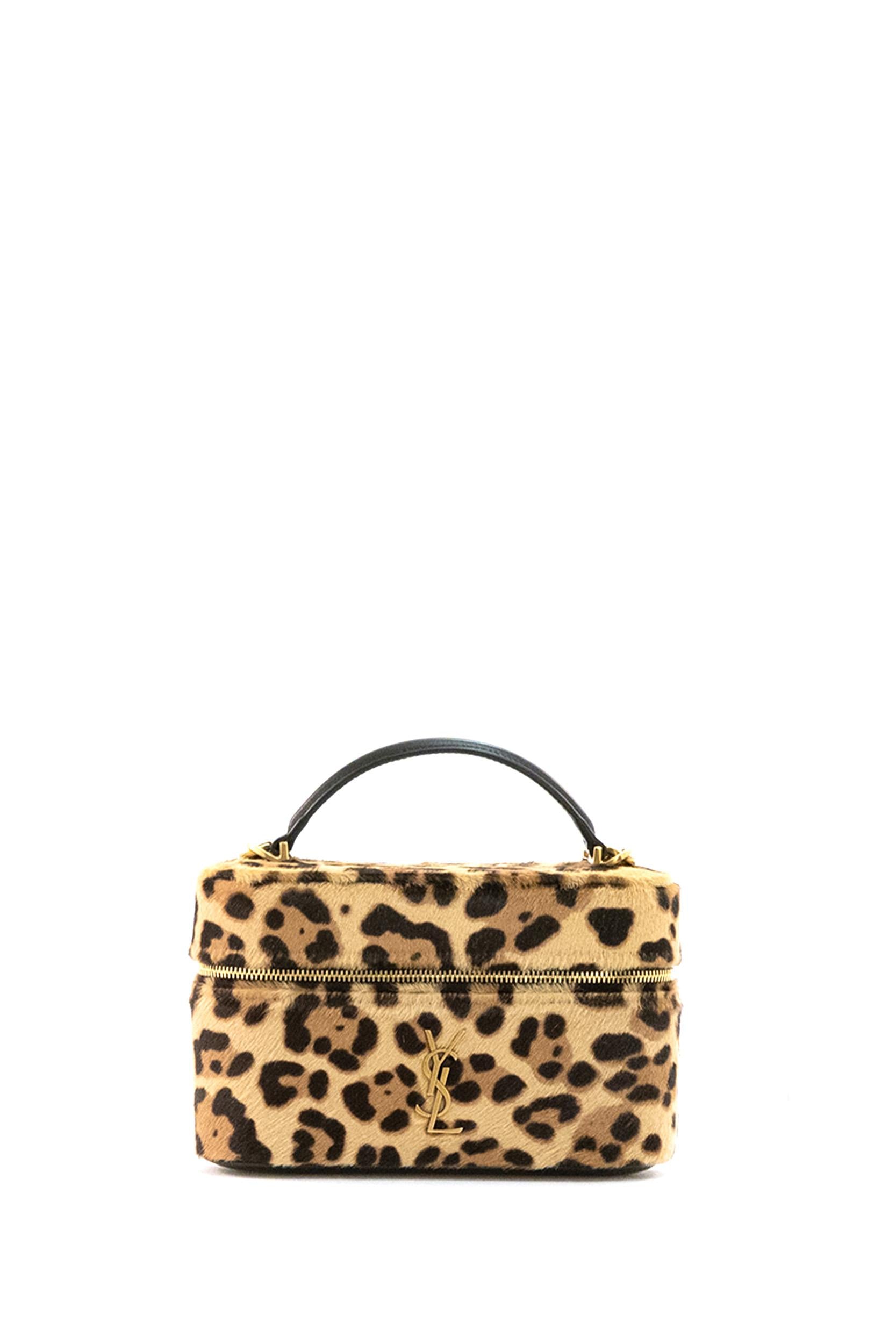 Borsa Vanity Gaby in cavallino stampa leopardo