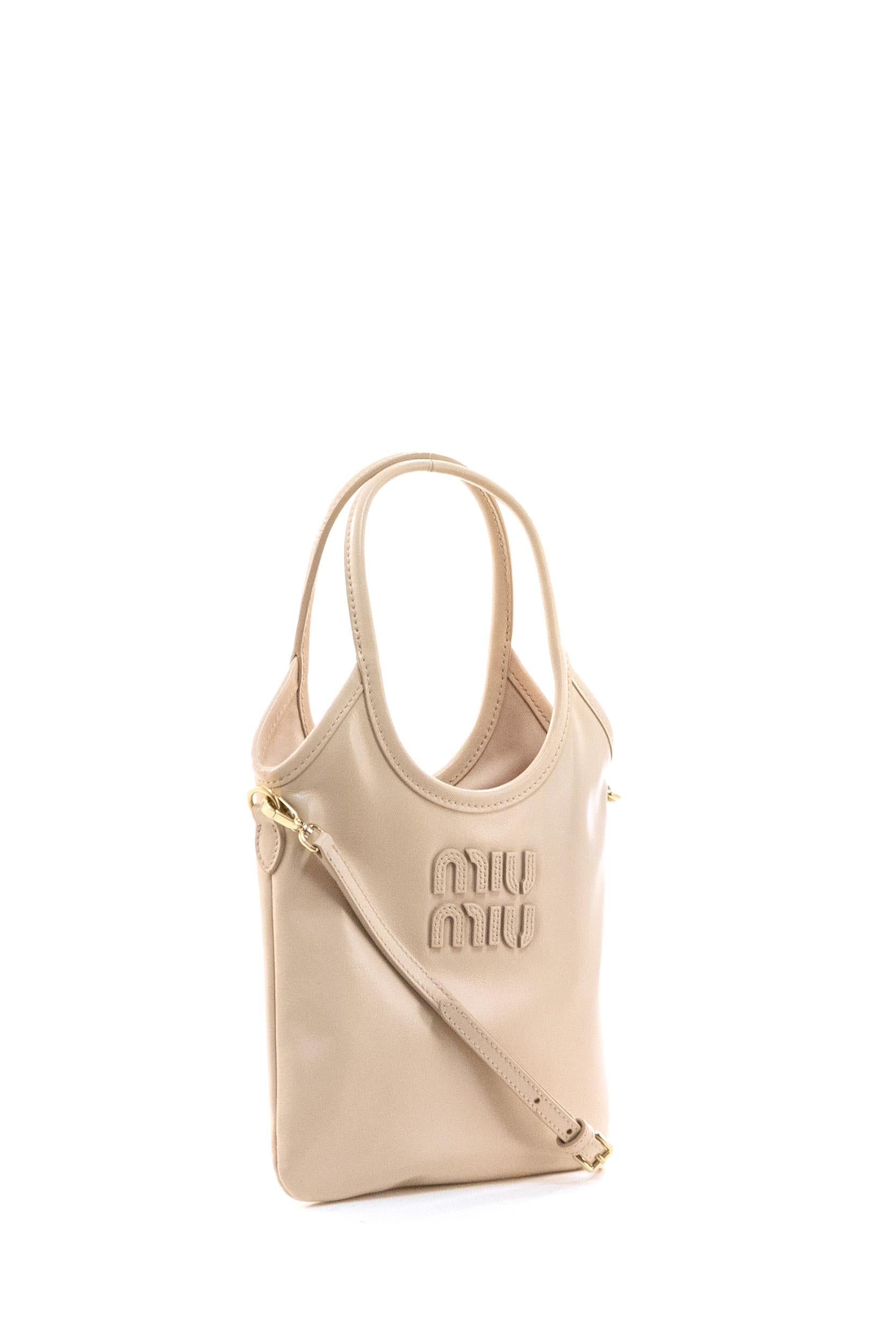 Borsa Ivy in pelle color rosa cipria