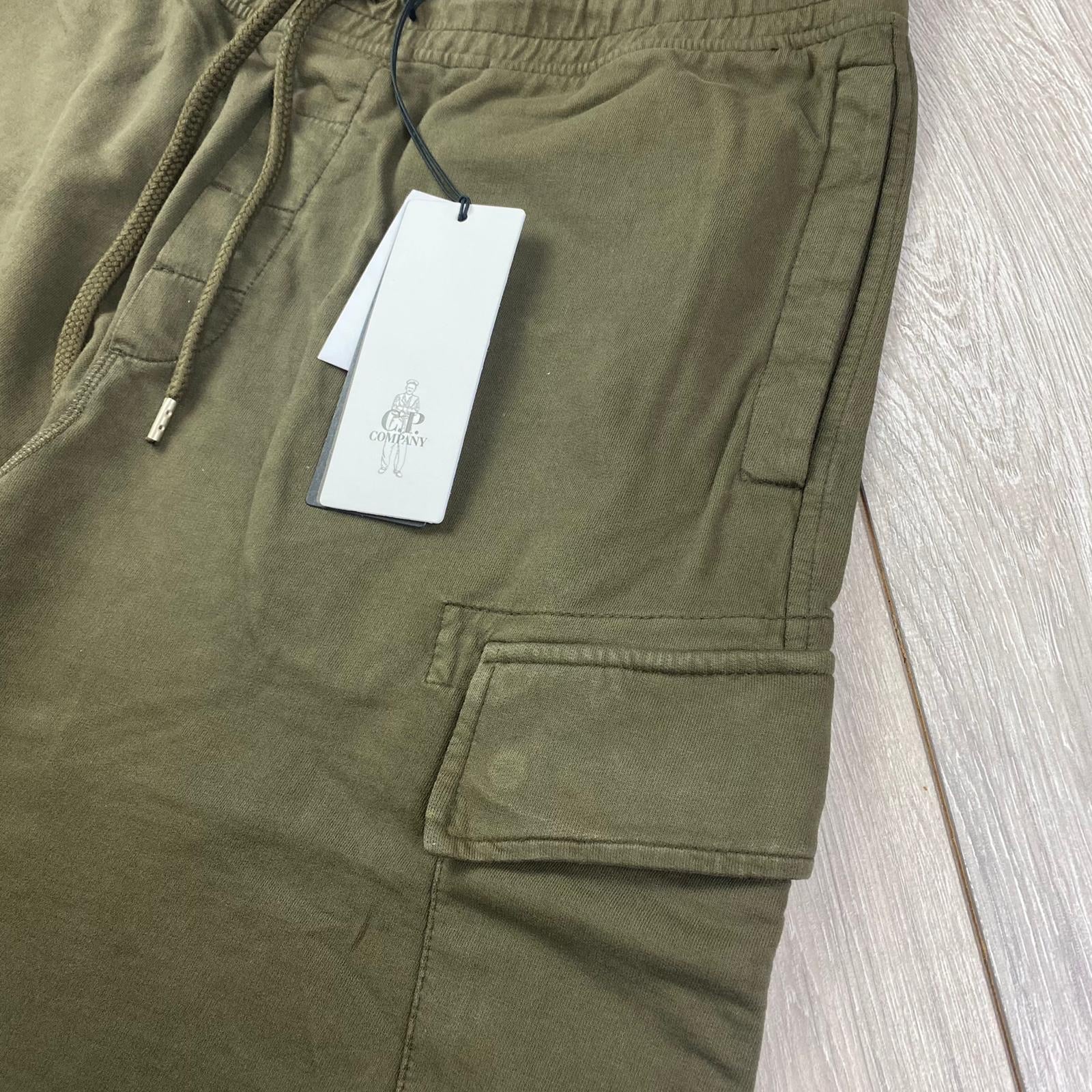 CP Company Jersey Shorts - Green -Usfansport