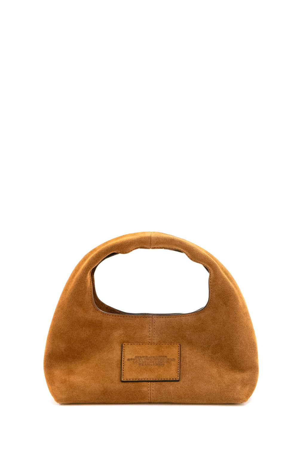 Borsa The Sack Bag in suede color marrone