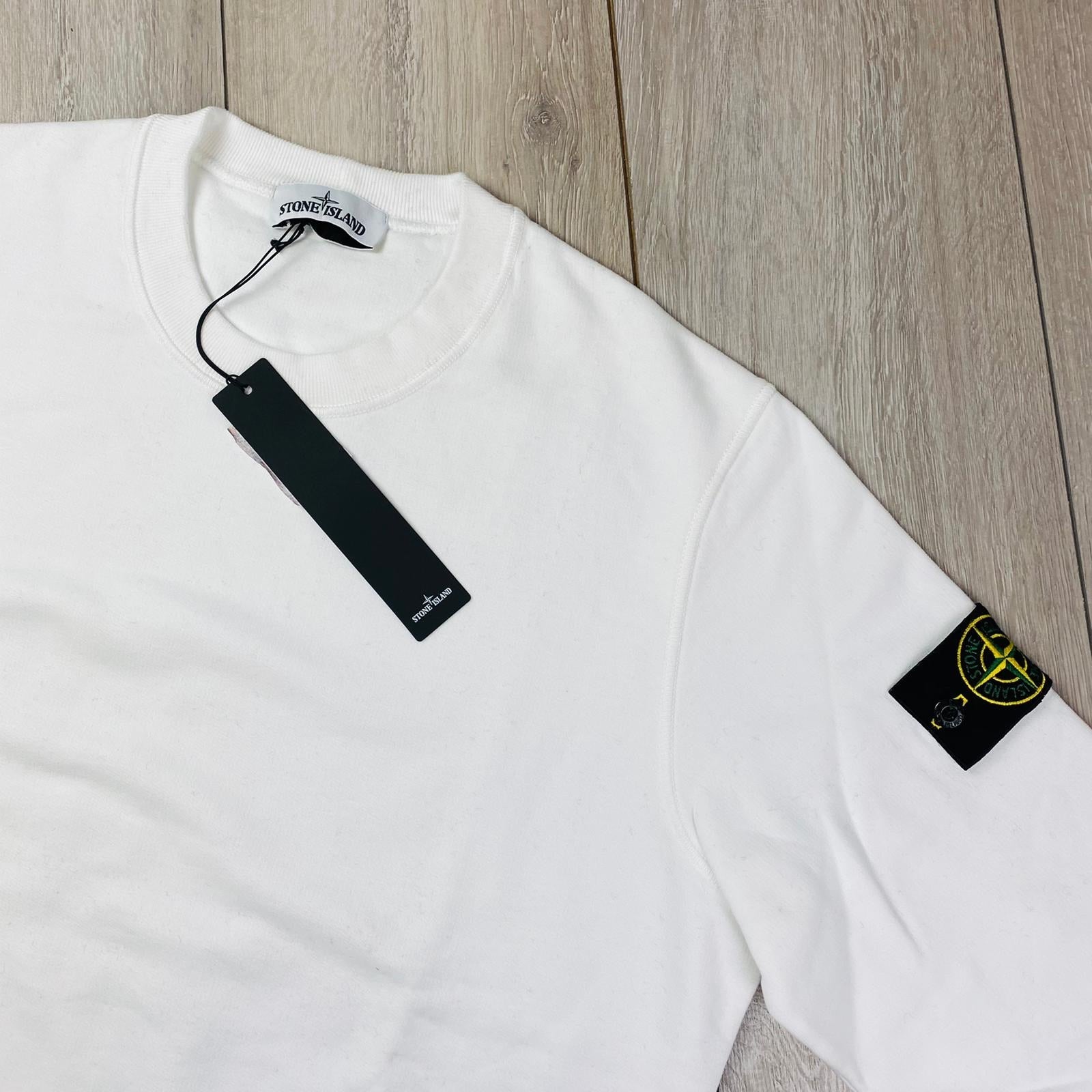 Stone Island Dyed Sweatshirt - White -Usfansport