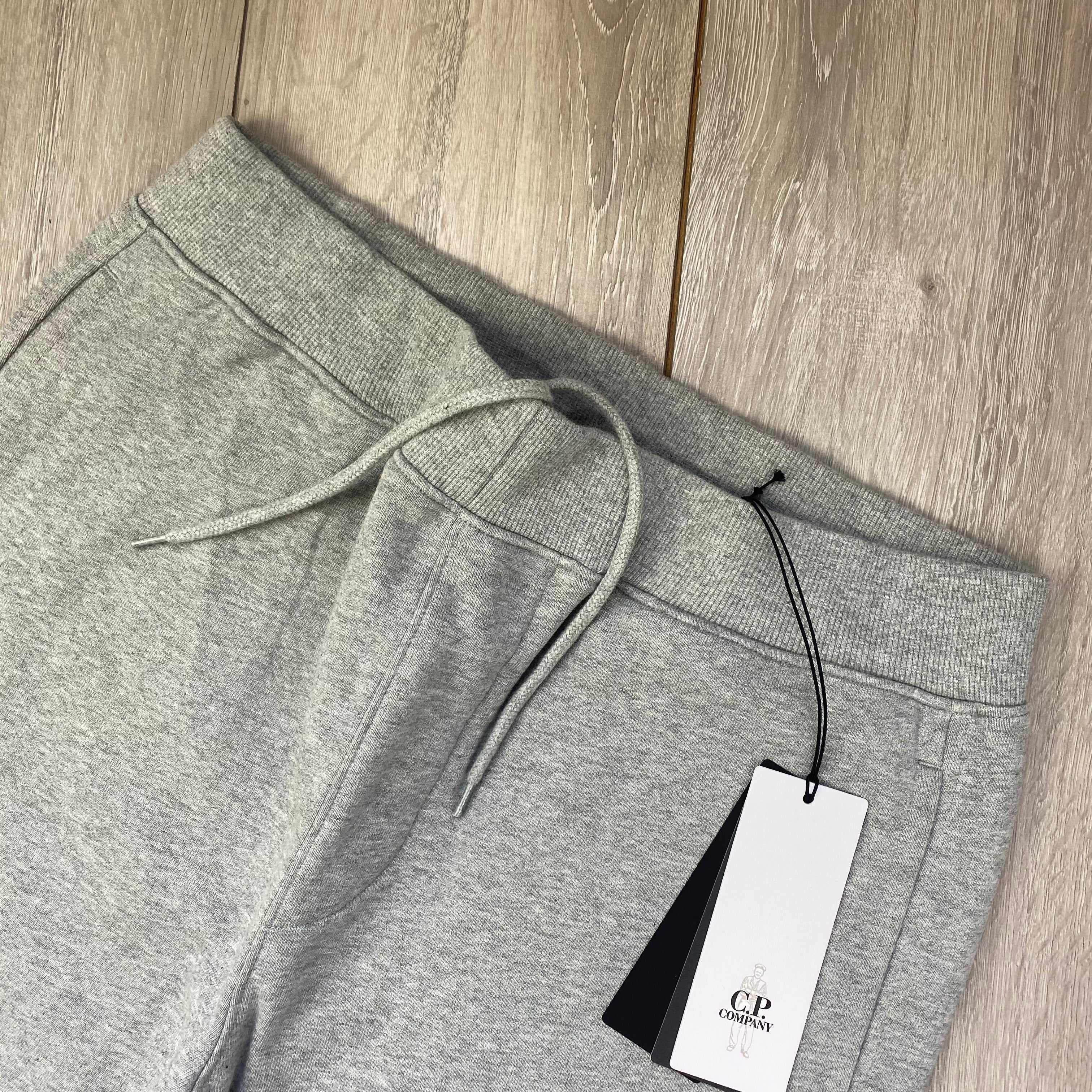 CP Company Raised Fleece Sweatpants - Grey -Usfansport