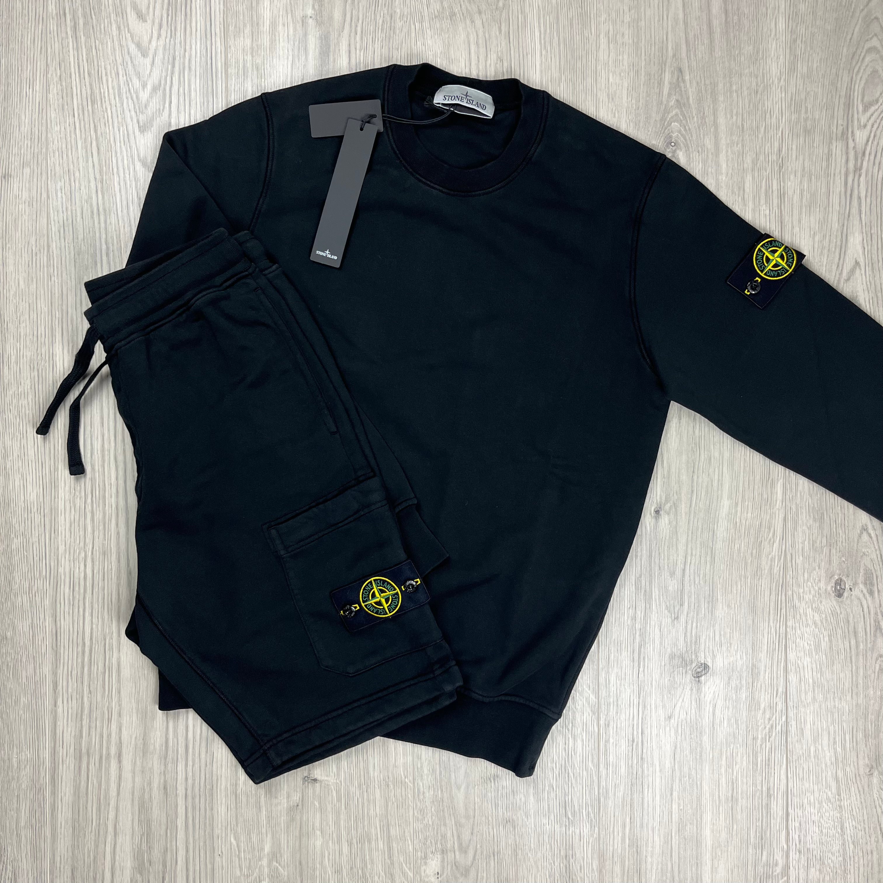 Stone Island Tracksuit - Black -Usfansport