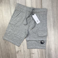 CP Company Jersey Shorts - Grey -Usfansport
