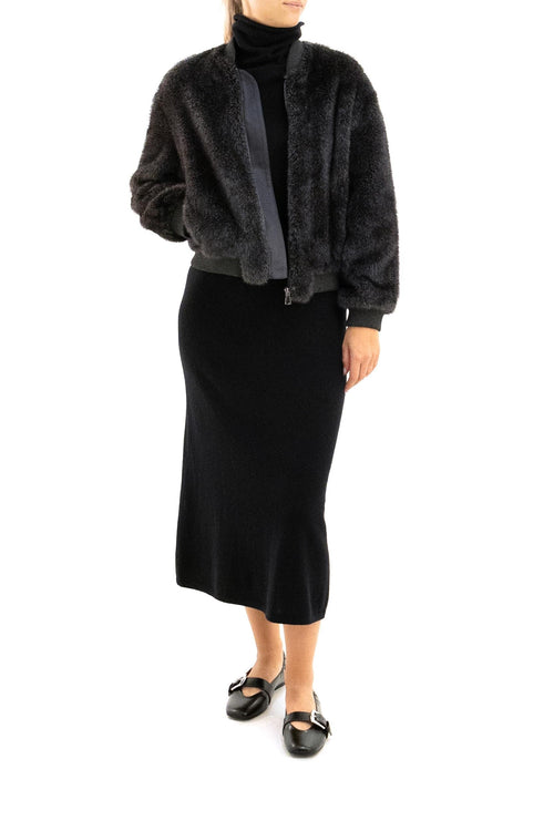 Bomber in Ecopelliccia