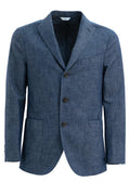 Abito in denim di colore blu