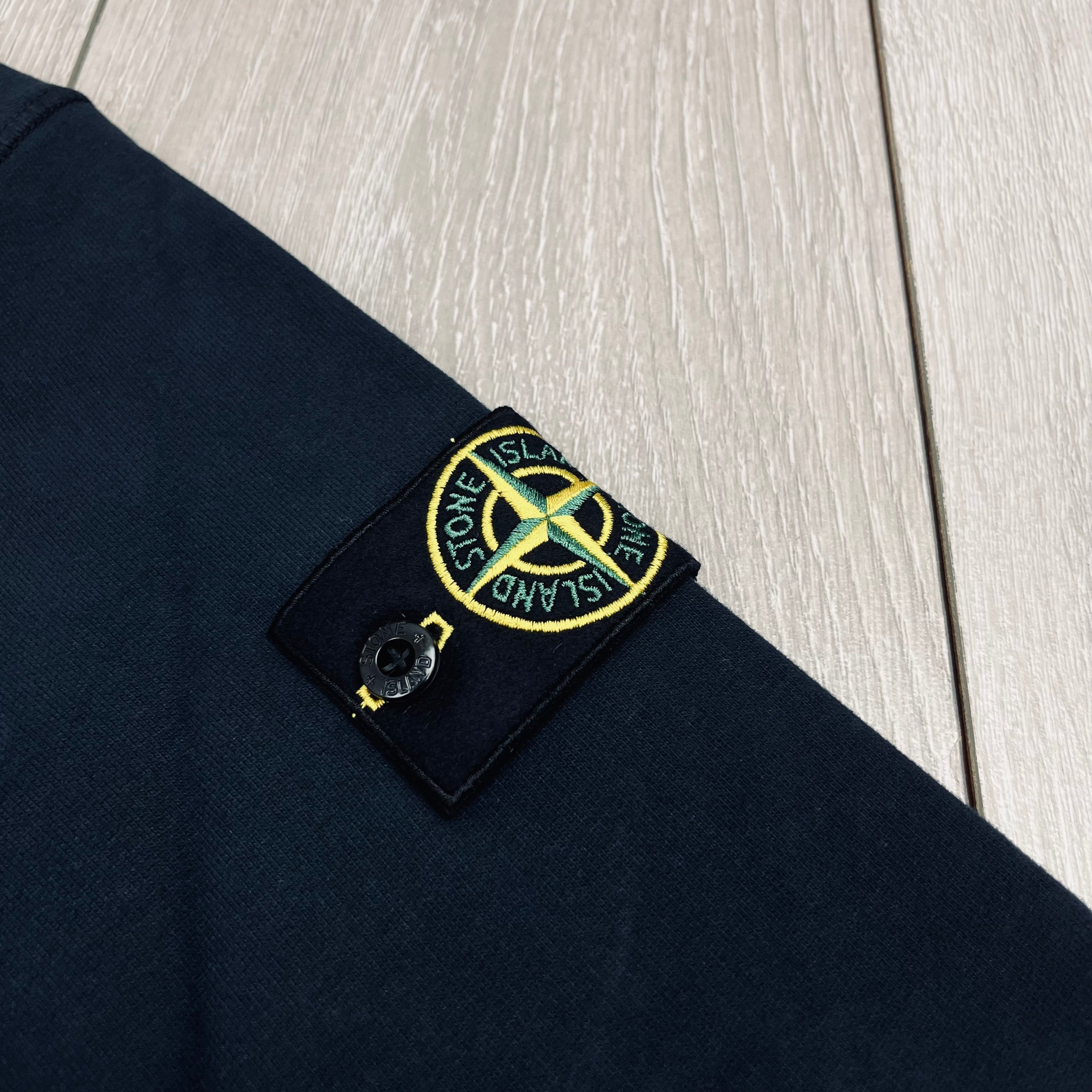 Stone Island Dyed Sweatshirt - Navy -Usfansport