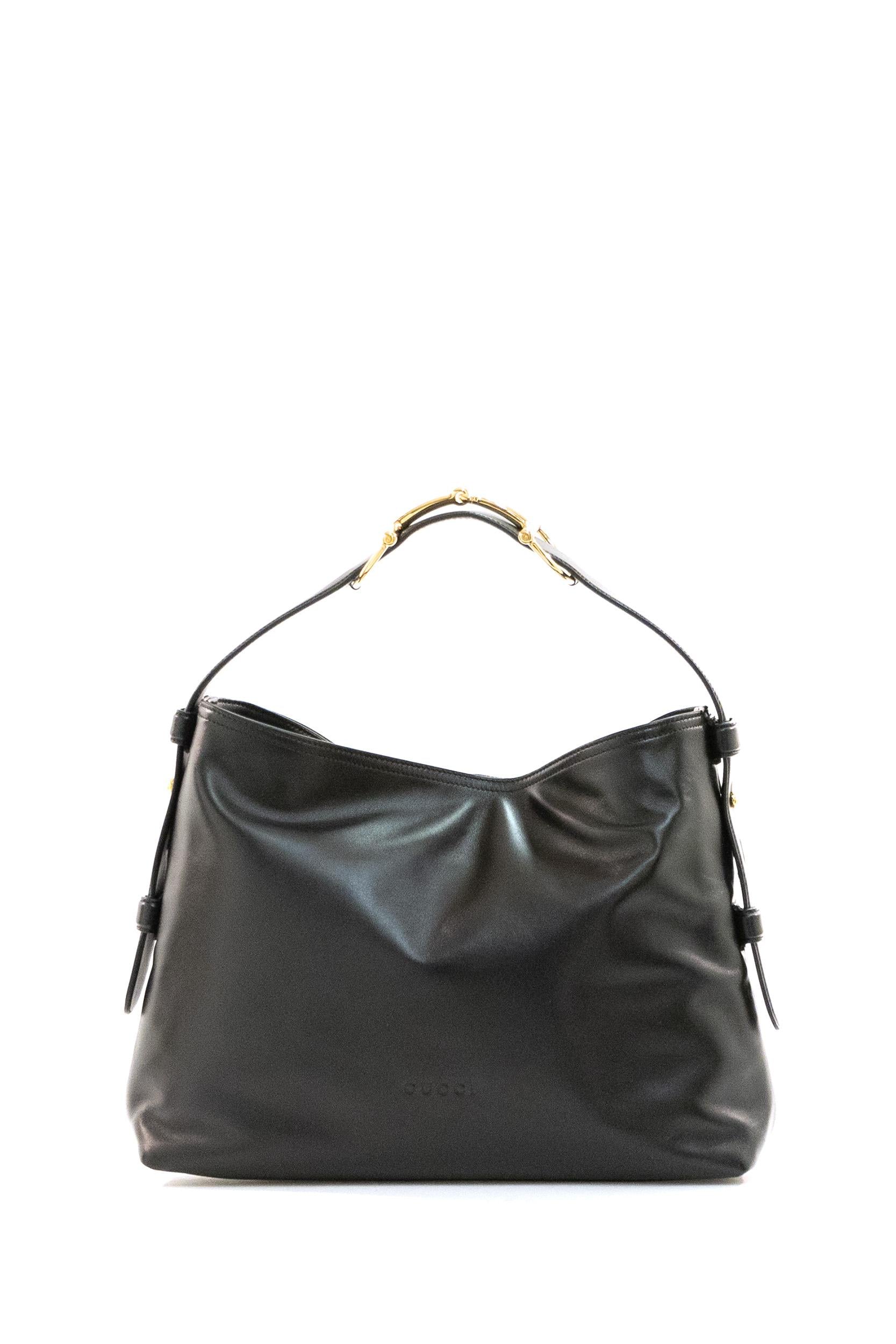 Borsa shopping Gucci Beatrix in pelle di colore nero