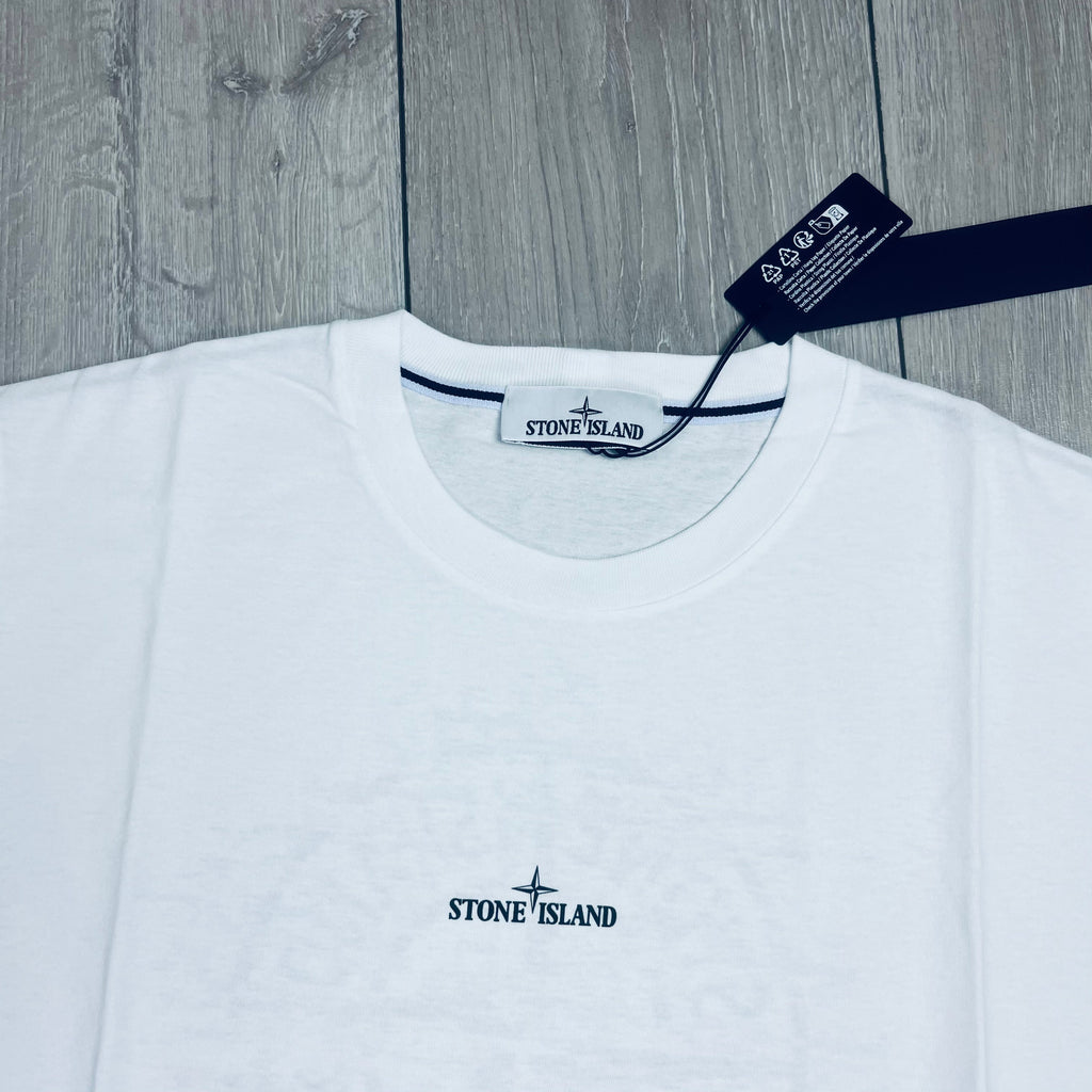 Stone Island Printed T-Shirt - White -Usfansport