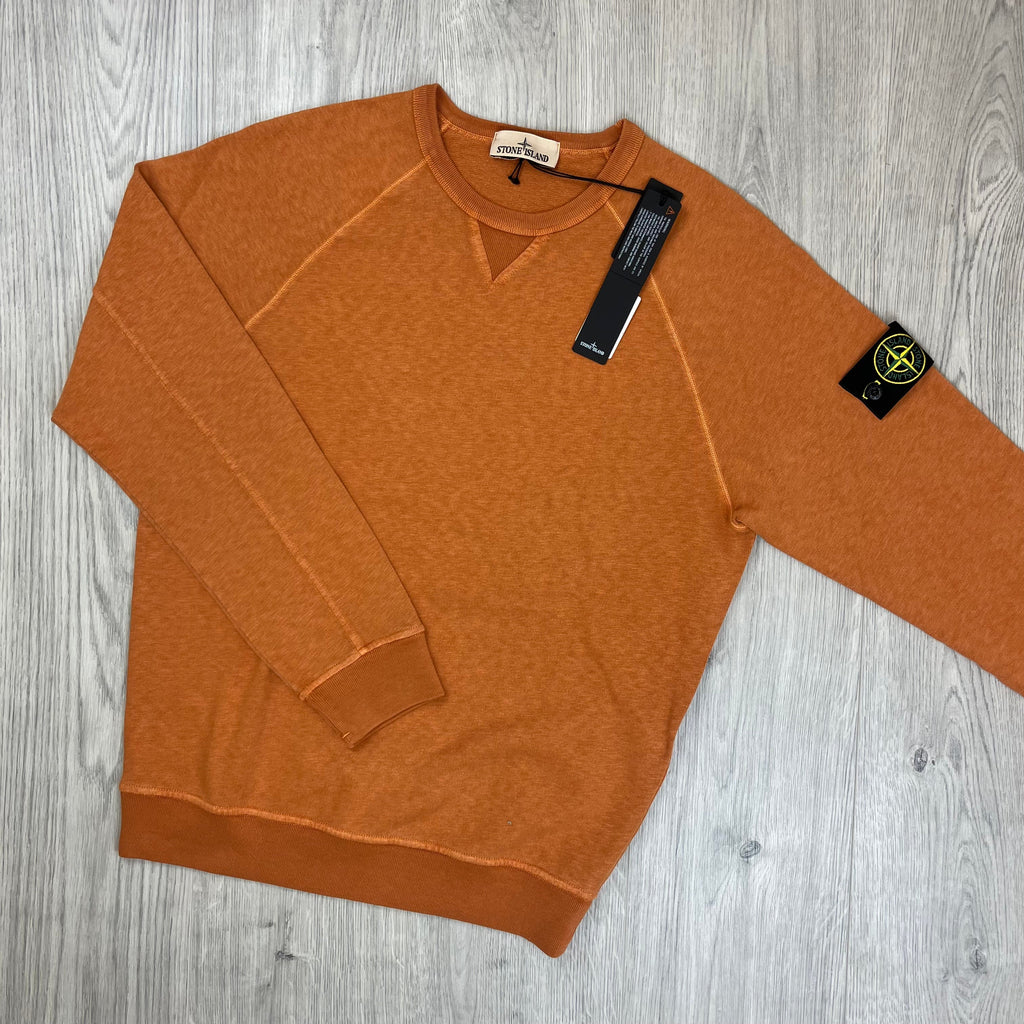 Stone Island Dyed Sweatshirt - Sienna -Usfansport