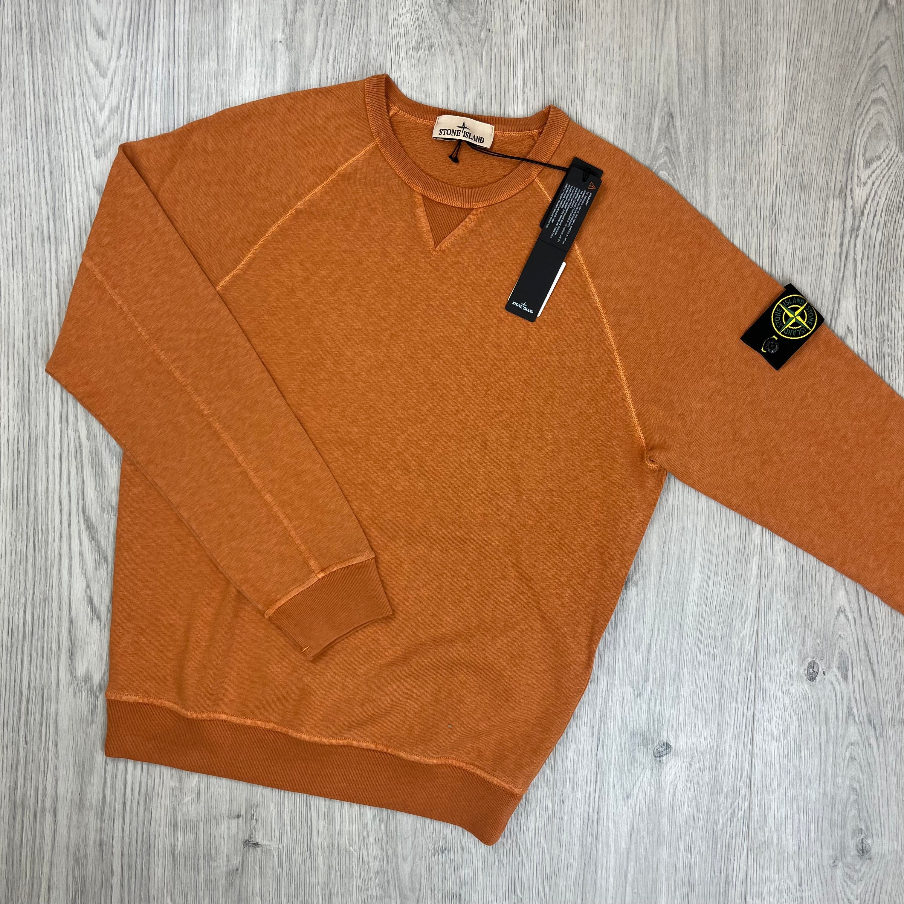 Stone Island Dyed Sweatshirt - Sienna -Usfansport