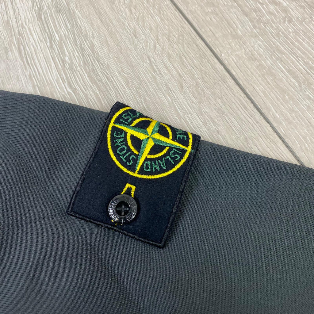 Stone Island Dyed Sweatshirt - Charcoal -Usfansport