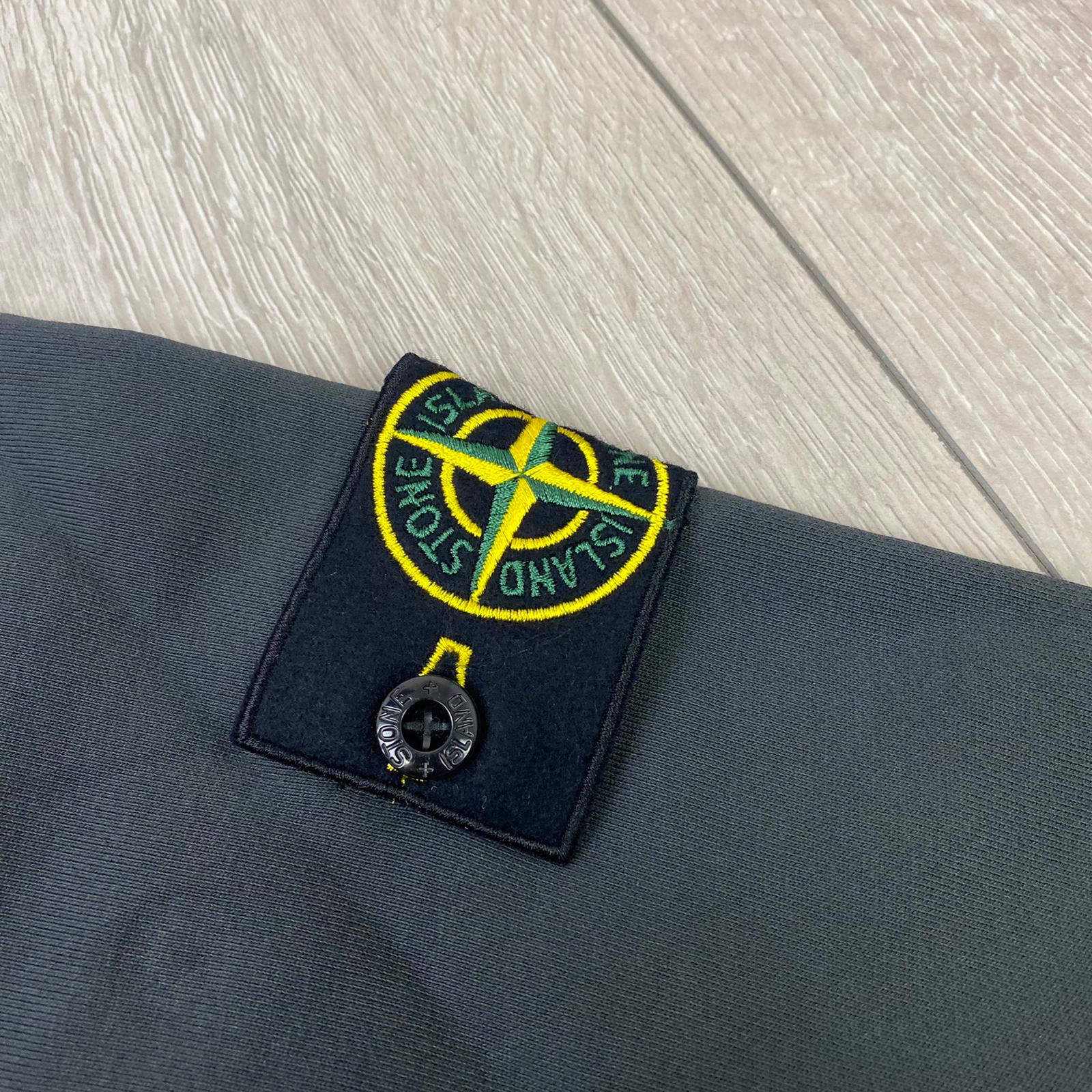 Stone Island Dyed Sweatshirt - Charcoal -Usfansport