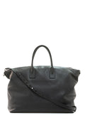 Borsa Giant Bowling in pelle martellata color nero