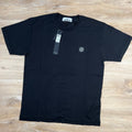 Stone Island Patch Logo T-Shirt in Black -Usfansport