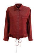 Camicia in Jaquard GG