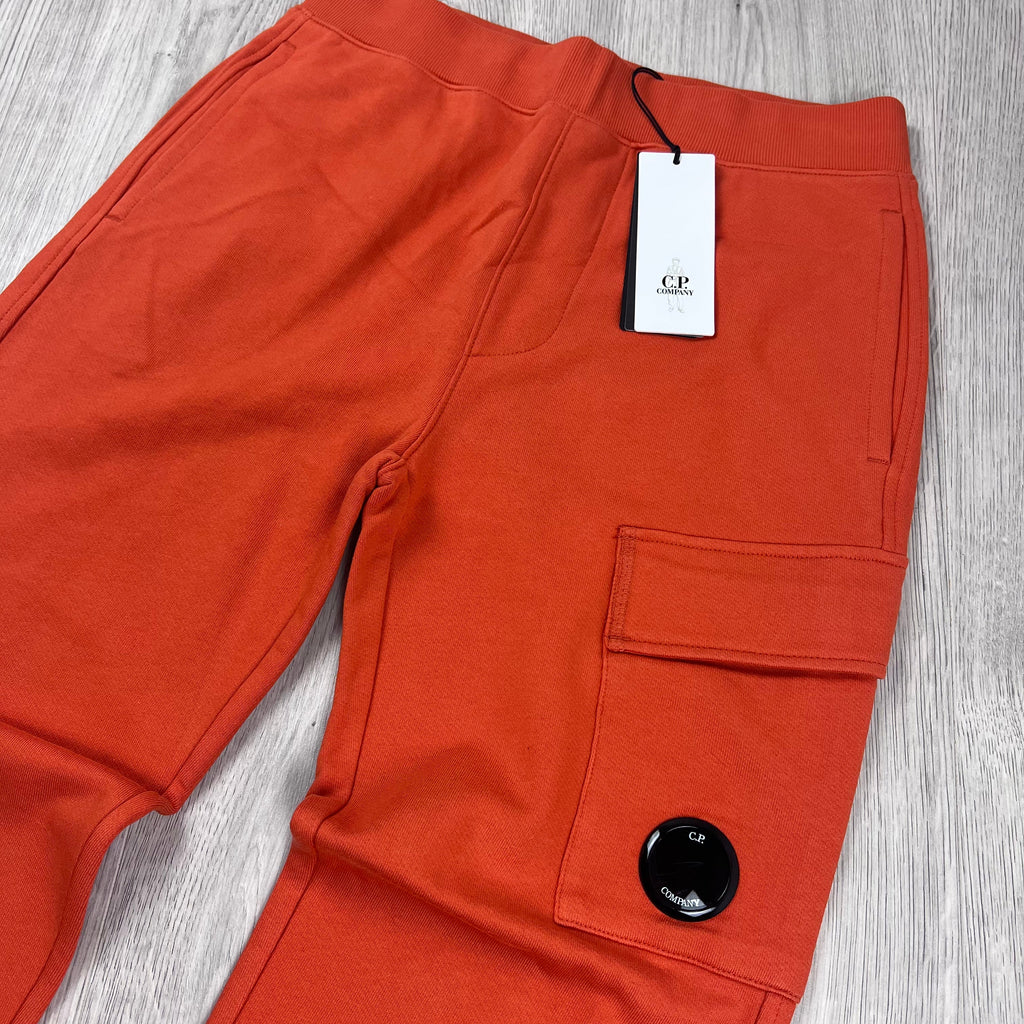 CP Company Raised Fleece Sweatpants - Pumpkin -Usfansport