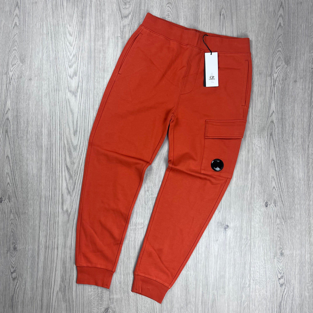CP Company Raised Fleece Sweatpants - Pumpkin -Usfansport