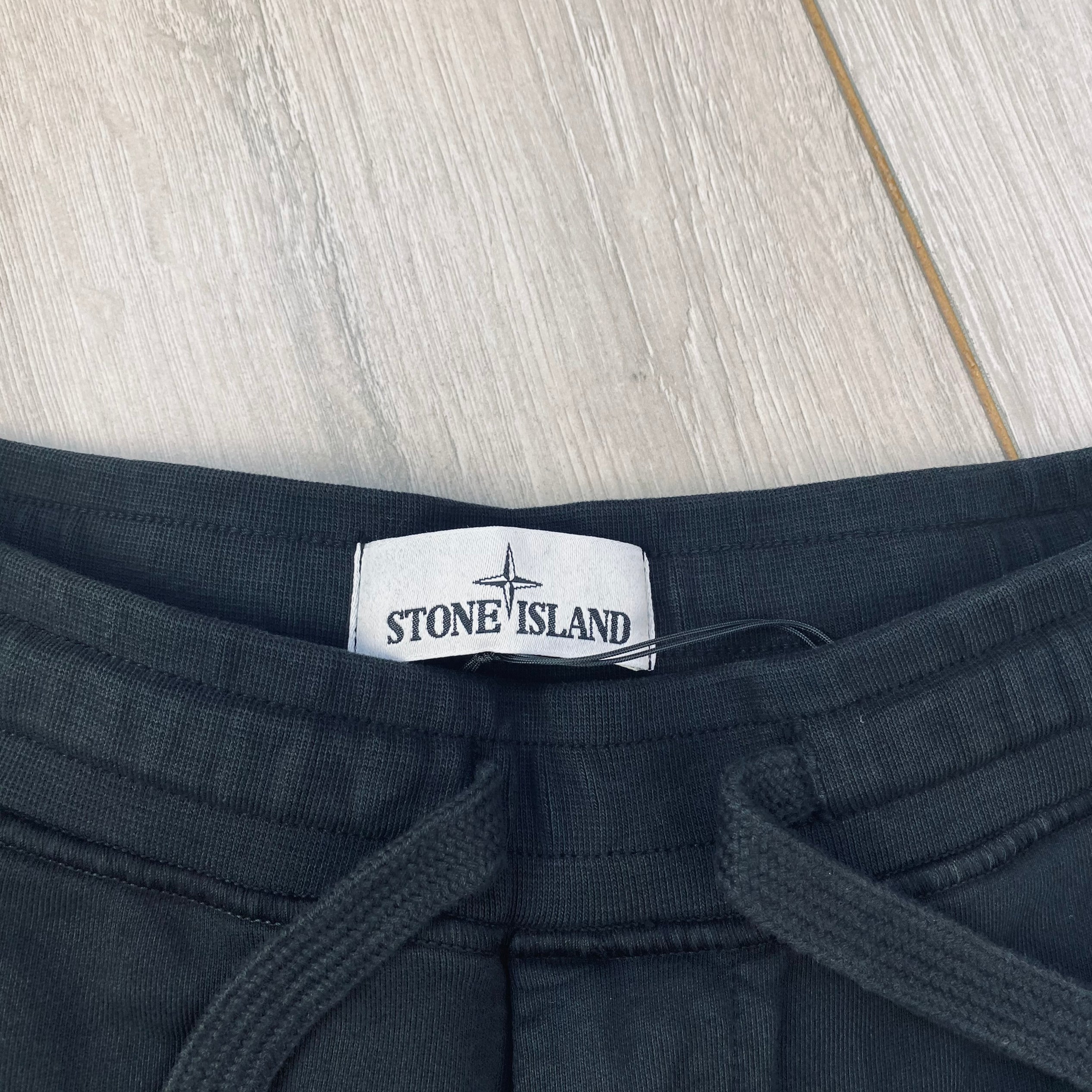 Stone Island Jersey Shorts - Black -Usfansport