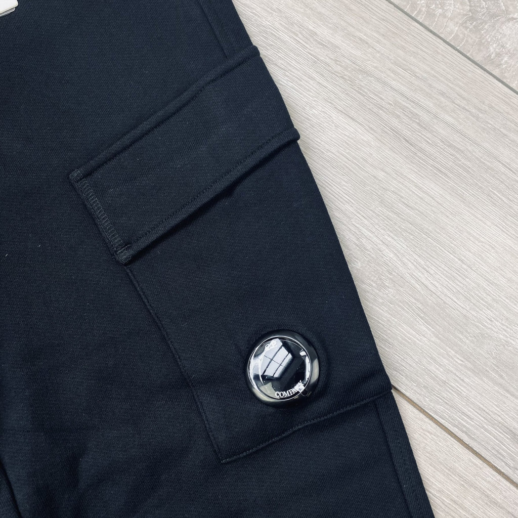 CP Company Raised Fleece Sweatpants - Black -Usfansport