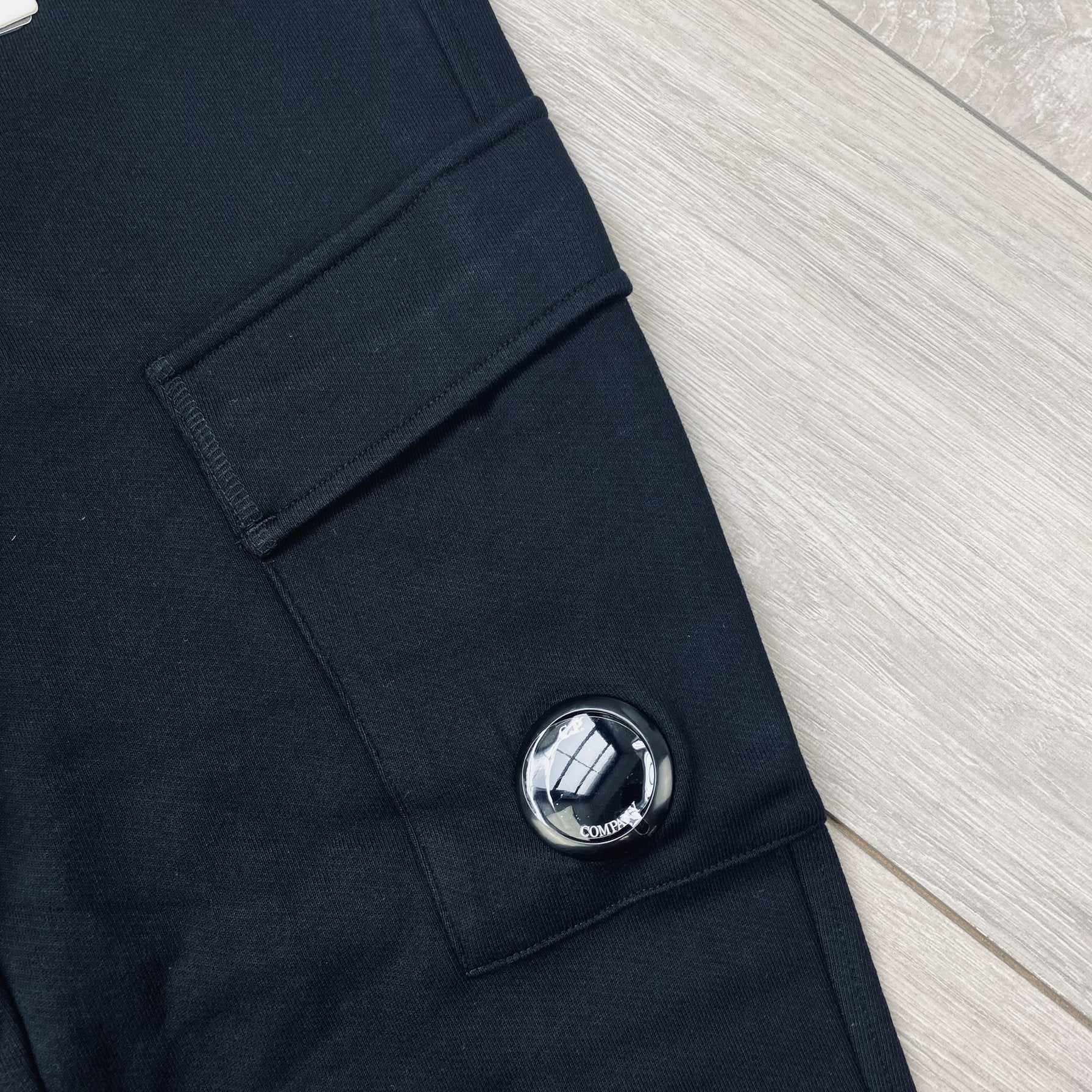 CP Company Raised Fleece Sweatpants - Black -Usfansport