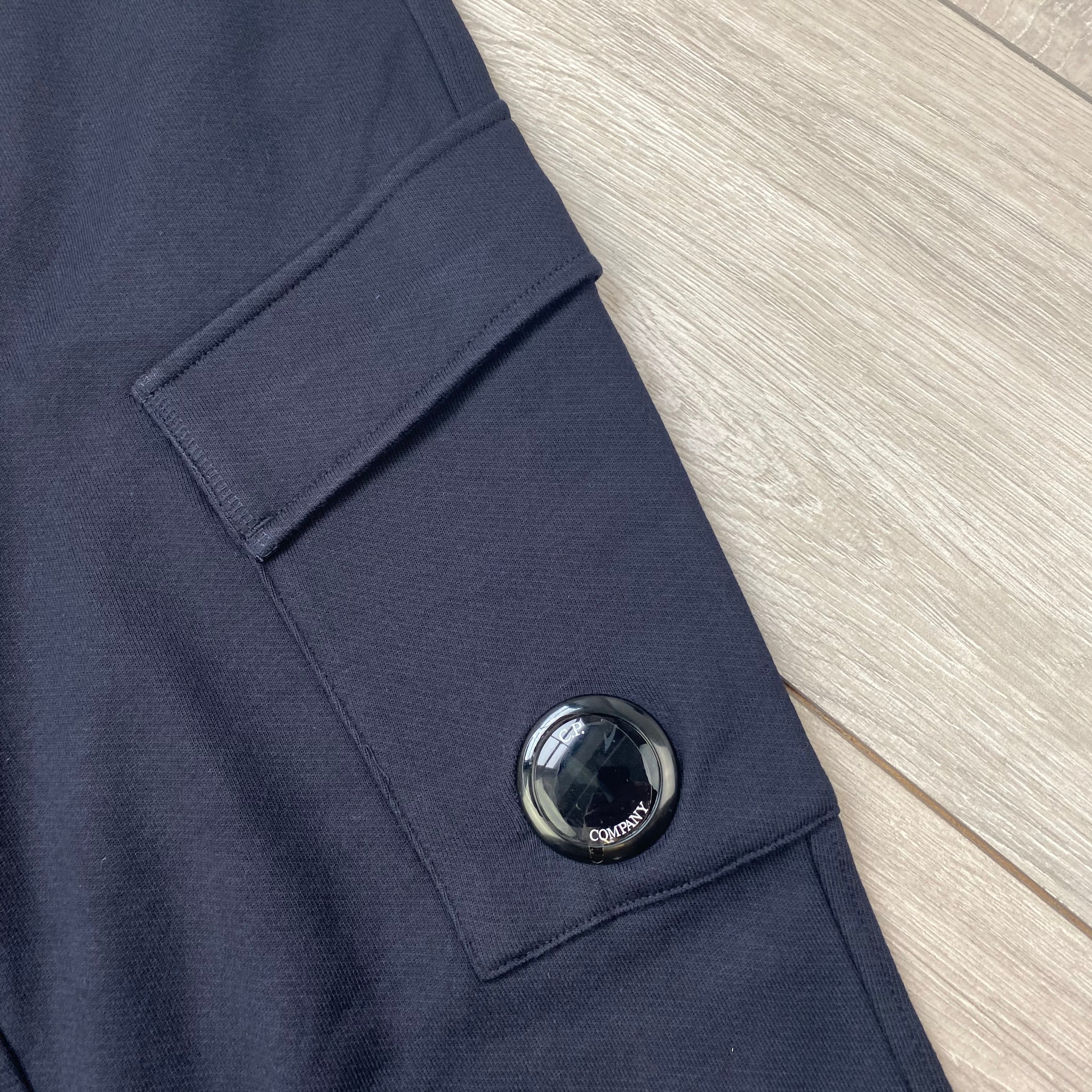 CP Company Raised Fleece Sweatpants - Navy -Usfansport