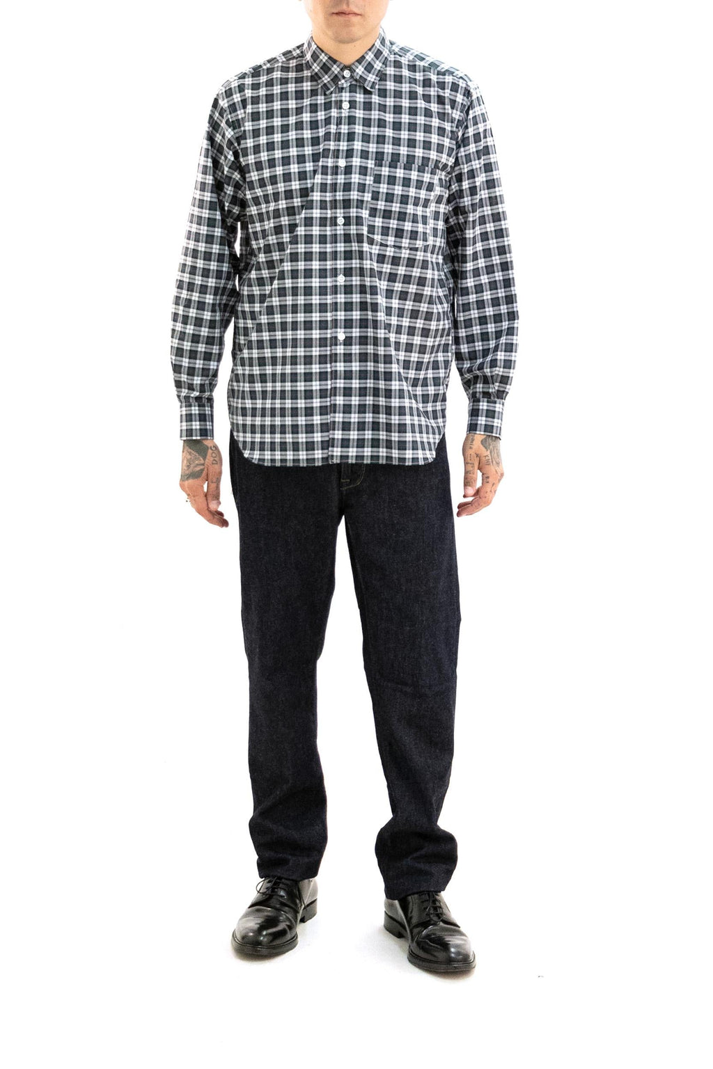 Camicia a Quadretti Cotone Multicolore